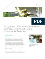 Boeing - Forty Years of Structural Durability and Damage Tolerance at Boeing Comm