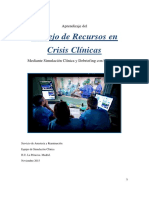 Manejo de Recursos en Crisis Clínicas: Aprendizaje Del