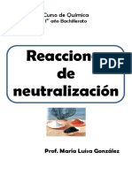 Reacciones de Neutralización - Sales