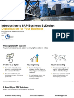 Introduction To Sap Business Bydesign: Digitalization For Your Business