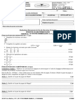 DS4 6è Maths Mars 2021