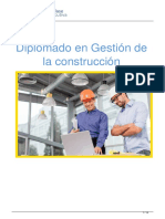 Diplomado en Gestión de La Construcción