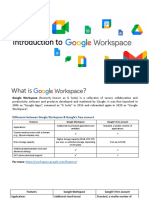 Introduction To Google Workspace