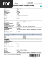 Constancia Del Formulario de Notificación Individual: M3Xzx9C2Aj Fecha de Emisión 8 de Septiembre de 2021 14:34:28