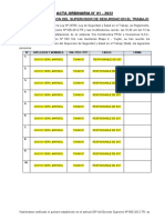 Designacion Del Supervisor de Seguridad - Cia Constructora Pfac