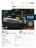 Maruti Suzuki WAGONR: 3.40 Max. 49.00 Child 19.69 Max. 34.00 Adult