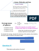 Chapter 2 - Atoms, Molecules and Ions: Practice Problem