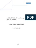 Actividad Núcleo 3 Relaciones Proporcionales Entre Dos Variables