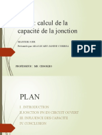 Thème: Calcul de La Capacité de La Jonction: Master1 Ger Présentée Par Aka Licary Janine Correa