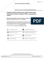 Evidence-Based Treatment For Adult Women With Child Abuse-Related Complex PTSD: A Quantitative Review