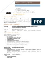 Katherine Escobar Contreras: Técnico en Administración de Empresas Mención en Finanzas