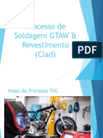 Treinamento GTAW e Clad