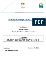 Rapport Du Projet de Fin D'année: Etude Et Securisation de La Voix Sur Ip