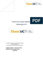 Proyecto de Riesgos Higiénicos METALURGICA R.S MARCELO-ALEJANDRO MAURICIO-DANIELA