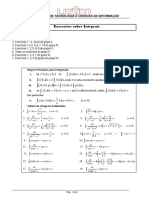 Ficha 1 de Exercicios - Primitivação