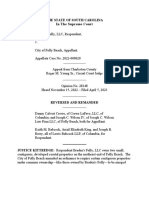 Braden's Folly, LLC v. City of Folly Beach, No. 2022-000020 (S.C. Apr. 5, 2023)