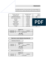 Presupuesto de Costos Indirectos de Fabricación