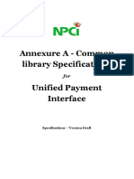 Annexure A - Common Library Specifications Unified Payment Interface