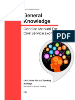 General Knowledge: Concise Manual For Civil Service Exam