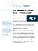 Infosys Balanced Scorecard