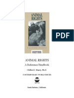 Animal Rights: A Reference Handbook