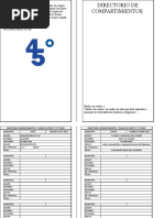 Directorio Telefonico y Compartimientos 4° y 5° Paso