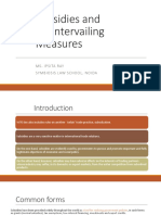 Subsidies and Countervailing Measures - Agreement On Agriculture - 2019-24