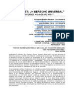 El Acceso A Internet Es Un Derecho Humano