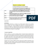 Financial Accounting & Analysis - V - ST