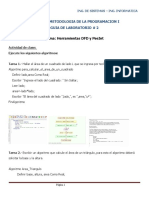 Sis - 1110 Metodologia de La Programacion I Guia de Laboratorio # 2