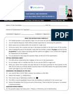 Excel-Apex (SRG) Part Test-2 - JA Paper-1