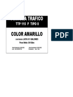 Pintura Trafico: Color Amarillo