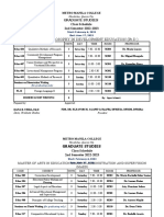 Class Schedule 2ND SEM 2022 2023 With Room