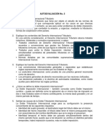 EJERCICIO DE AUTO EVALUACIÓN No. 5 Solución