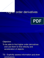 Template Higher Order Derivatives