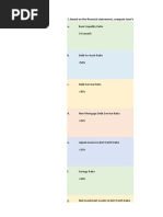 A. Basic Liquidity Ratio 3-6 Month: 1. Based On The Financial Statements, Compute June's