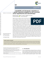 IB - Biocompatibility and Therapeutic Evaluation of Magnetic Liposomes Designed For Self-Controlled Cancer Hyperthermia and Chemotherapy