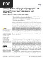 Correlation Analysis Between Urban Green Space and Land Surface Temperature From The Perspective of Spatial Heterogeneity - A Case Study Within The Sixth RingRoad of Beijing