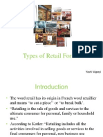 Types of Retail Formats