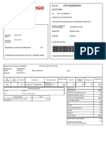 R.U.C.: Factura: Flete Por Transportacion de Camaron