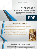 Los Grupos de Sociedades en El Peru