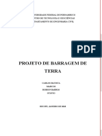 Relatório Nosso Projeto de Barragem.