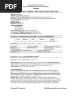 MSDS Methanol