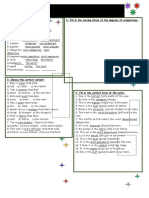 Form The Degrees of Comparisons: 2. Fill in The Missing Forms of The Degrees of Comparisons