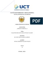 Caracter Mercantil de Los Títulos Valores