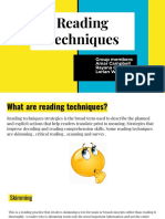 Reading Techniques 