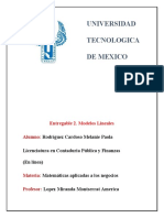 Universidad Tecnologica de Mexico: Alumno