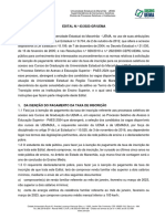 Edital Isenção N.º 43 - 2023 - ISENÇÃO PAES