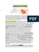 Resumen Aparato de Golgi Biocel