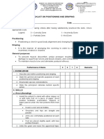 Positioning and Draping Checklist